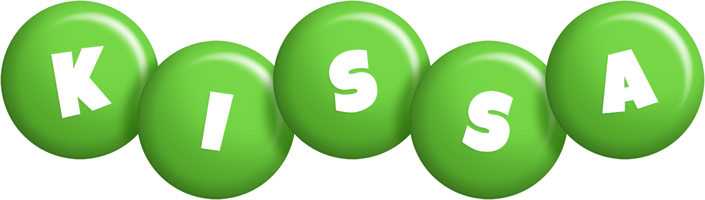 Kissa candy-green logo