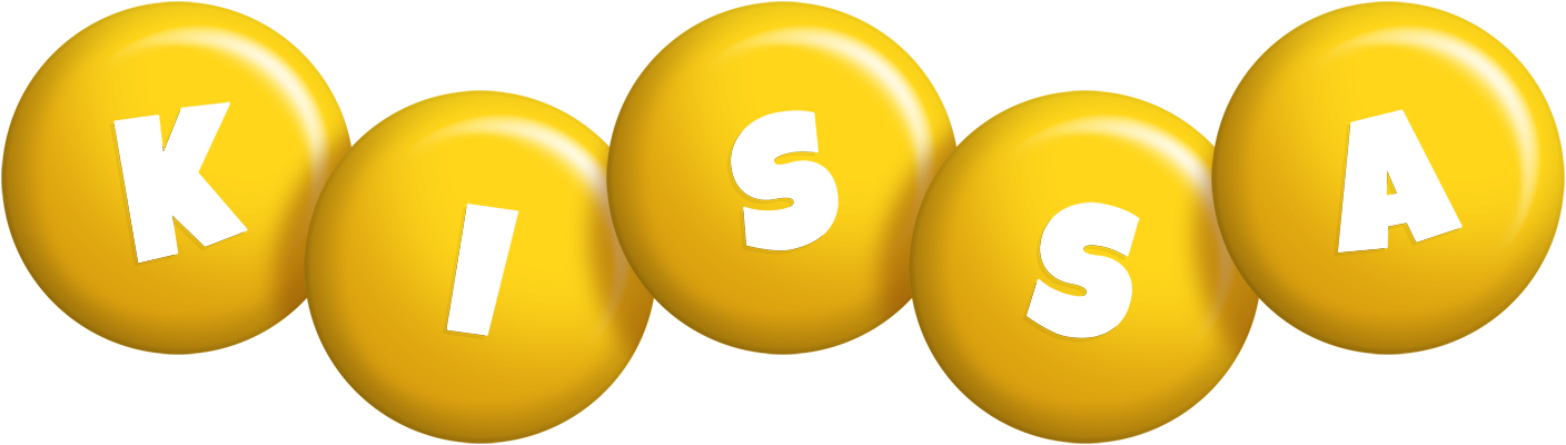 Kissa candy-yellow logo