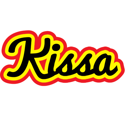 Kissa flaming logo