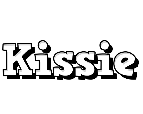 Kissie snowing logo