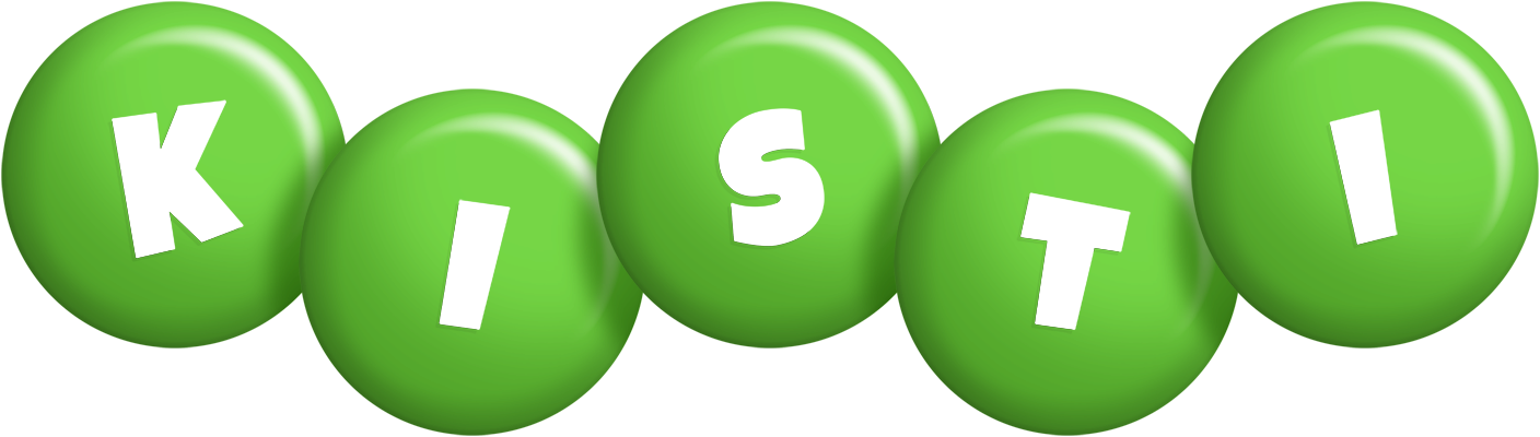Kisti candy-green logo