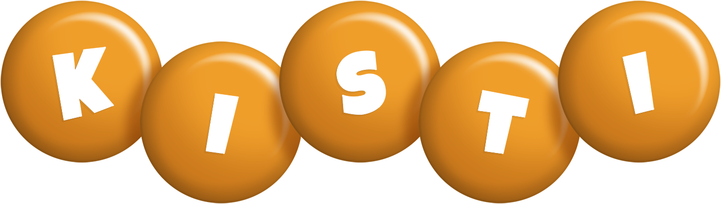 Kisti candy-orange logo