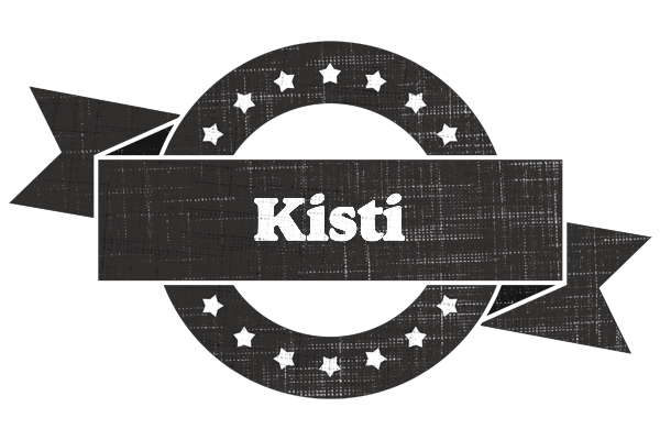 Kisti grunge logo