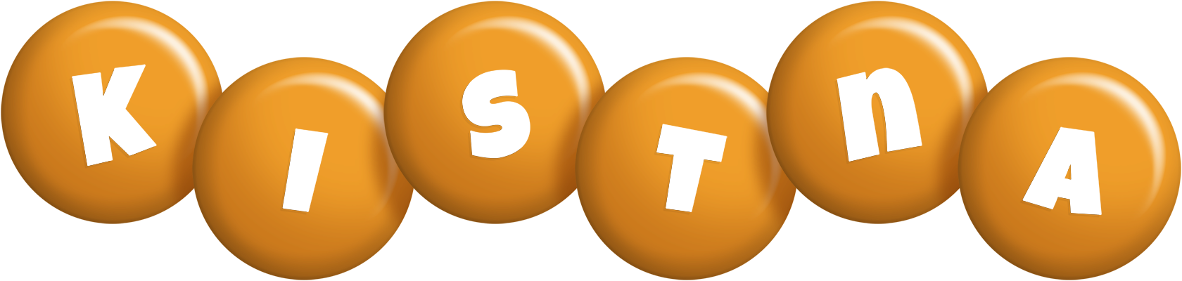Kistna candy-orange logo