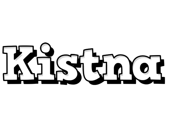 Kistna snowing logo