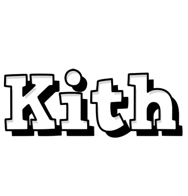 Kith snowing logo