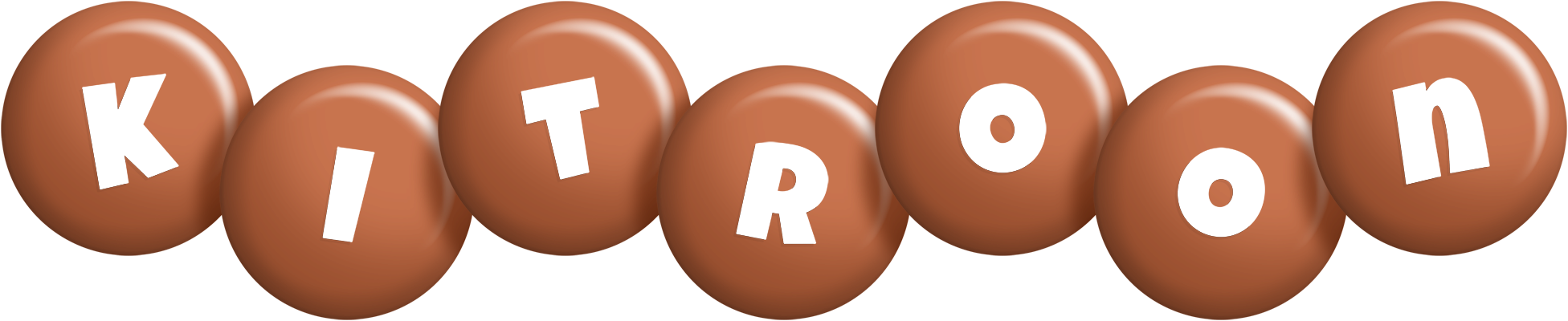 Kitroon candy-brown logo