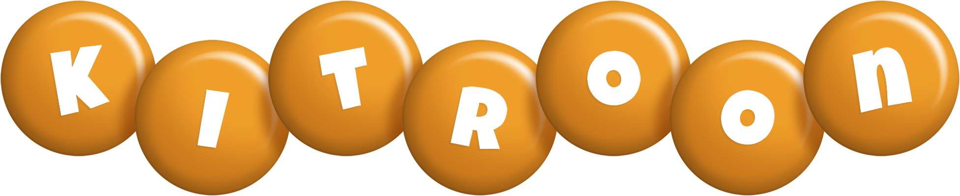 Kitroon candy-orange logo