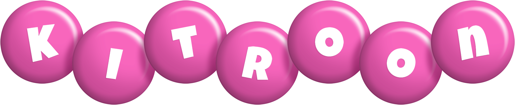 Kitroon candy-pink logo