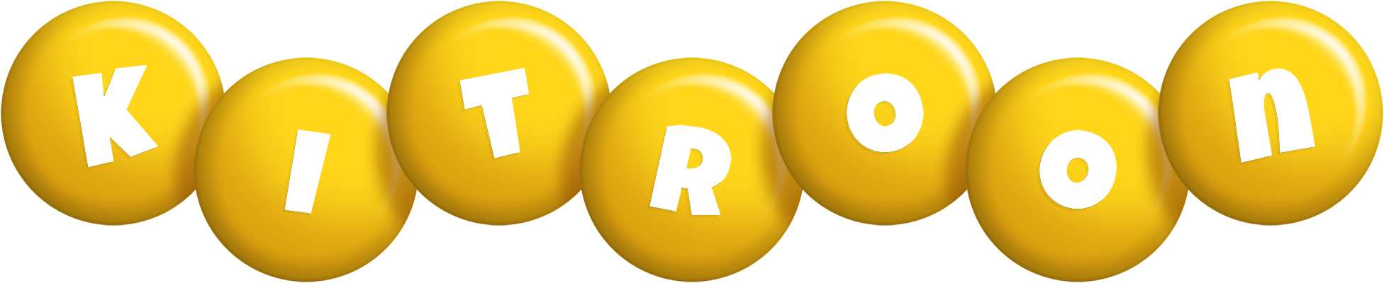Kitroon candy-yellow logo