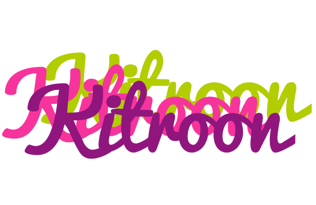 Kitroon flowers logo