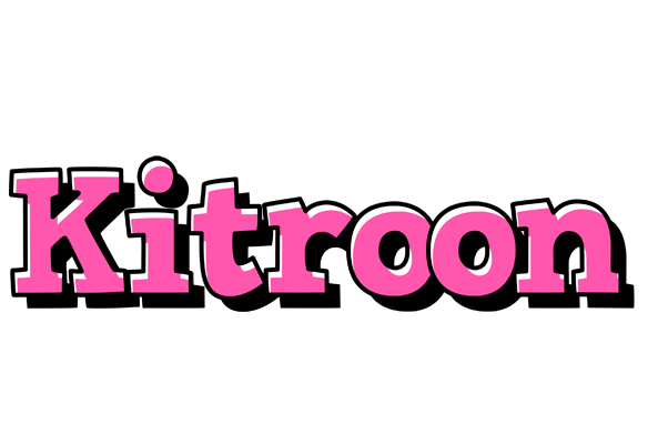 Kitroon girlish logo