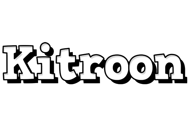 Kitroon snowing logo