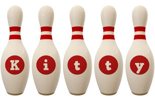 Kitty bowling-pin logo