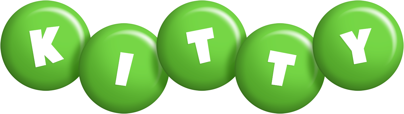 Kitty candy-green logo