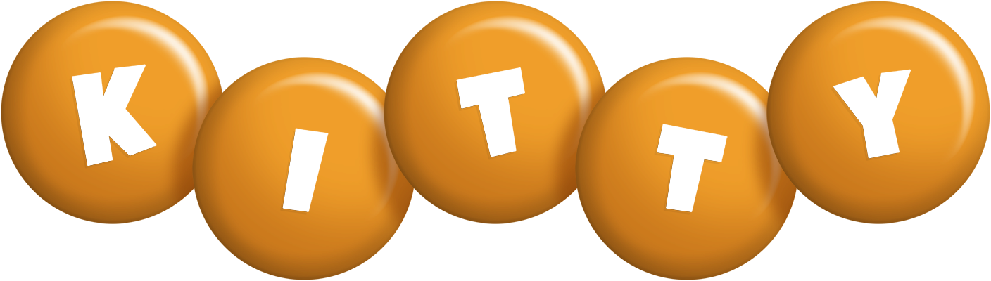 Kitty candy-orange logo