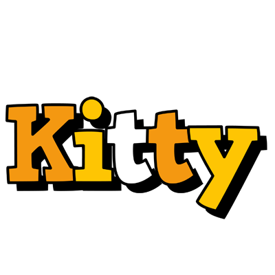 Kitty cartoon logo