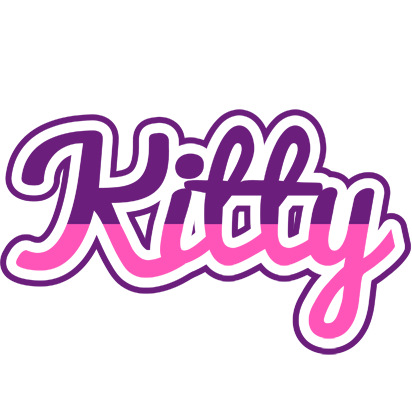Kitty cheerful logo