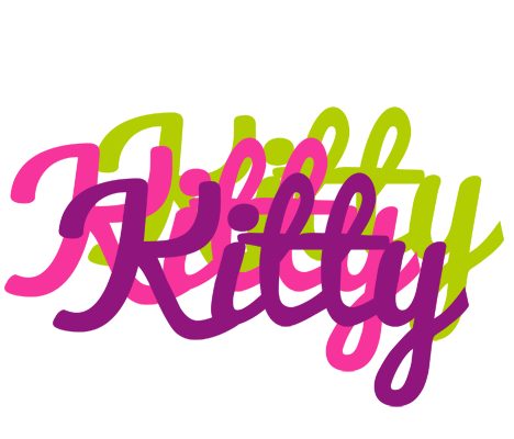 Kitty flowers logo