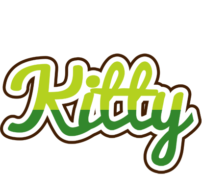 Kitty golfing logo