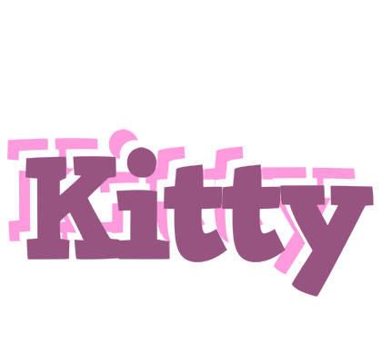 Kitty relaxing logo