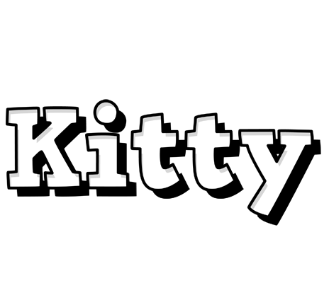 Kitty snowing logo