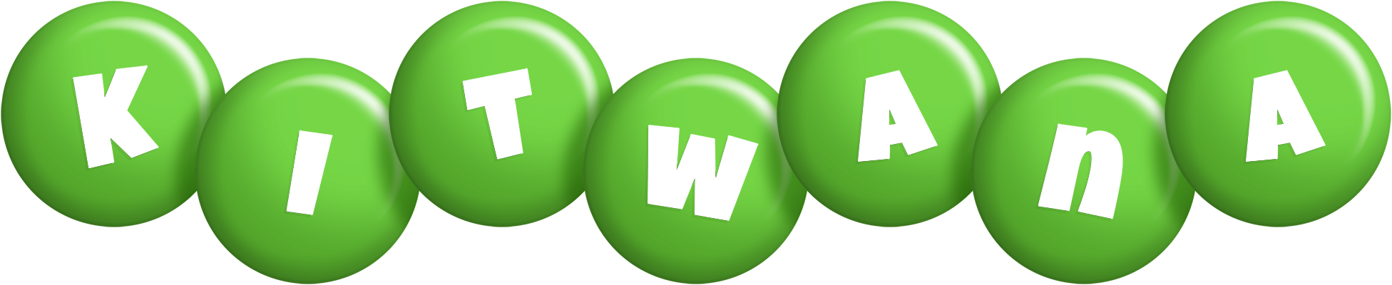 Kitwana candy-green logo