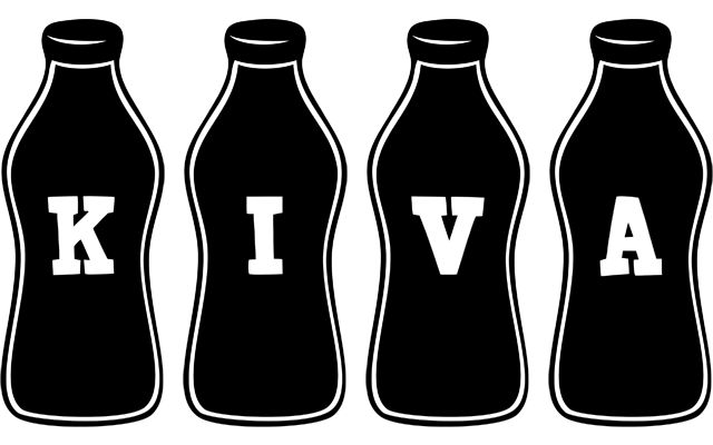 Kiva bottle logo