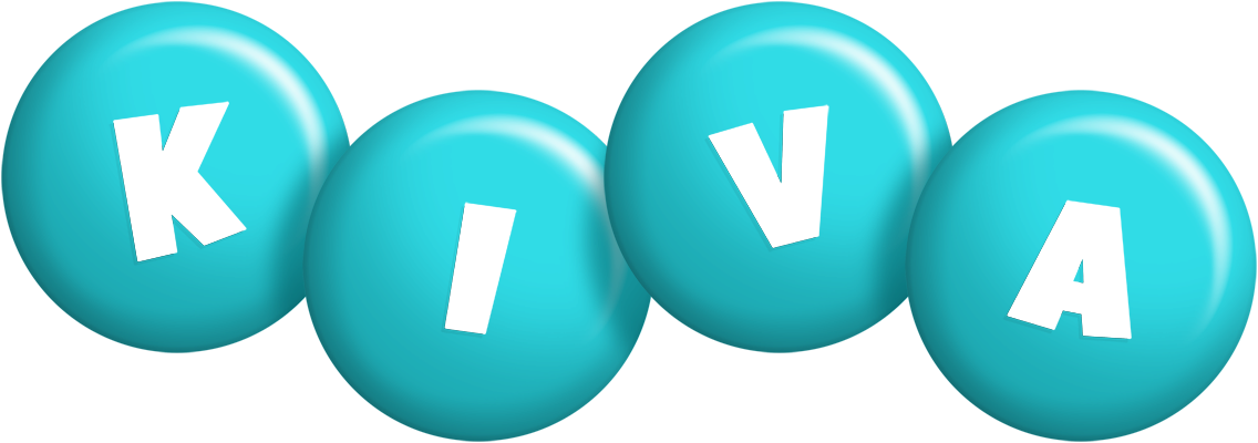Kiva candy-azur logo