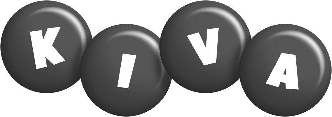 Kiva candy-black logo