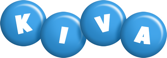 Kiva candy-blue logo