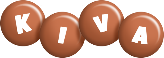 Kiva candy-brown logo