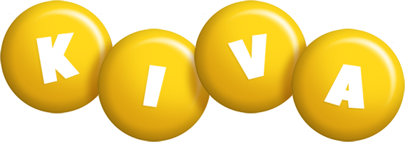 Kiva candy-yellow logo