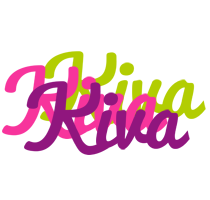 Kiva flowers logo