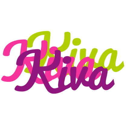 Kiva flowers logo