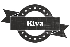 Kiva grunge logo