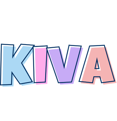 Kiva pastel logo