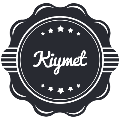 Kiymet badge logo