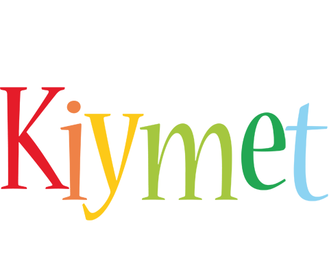 Kiymet birthday logo