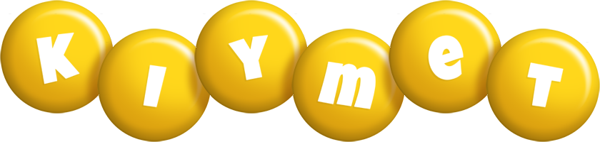 Kiymet candy-yellow logo