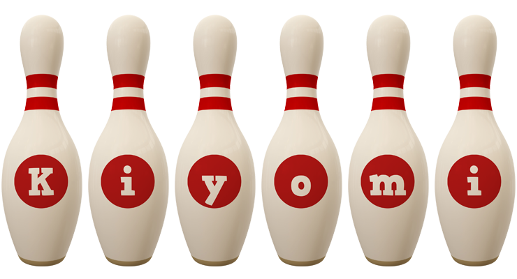 Kiyomi bowling-pin logo