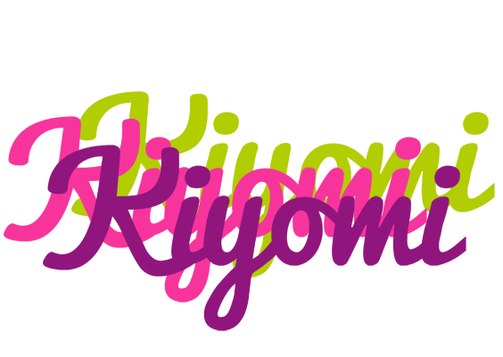 Kiyomi flowers logo