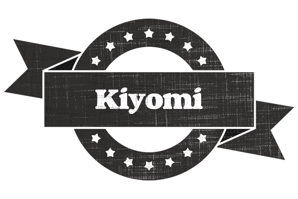 Kiyomi grunge logo