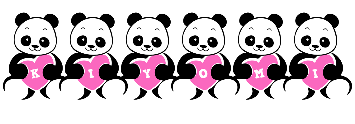 Kiyomi love-panda logo