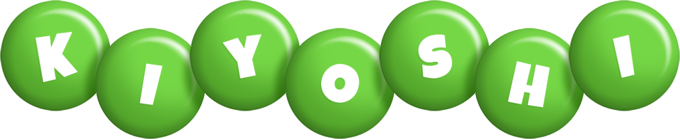Kiyoshi candy-green logo