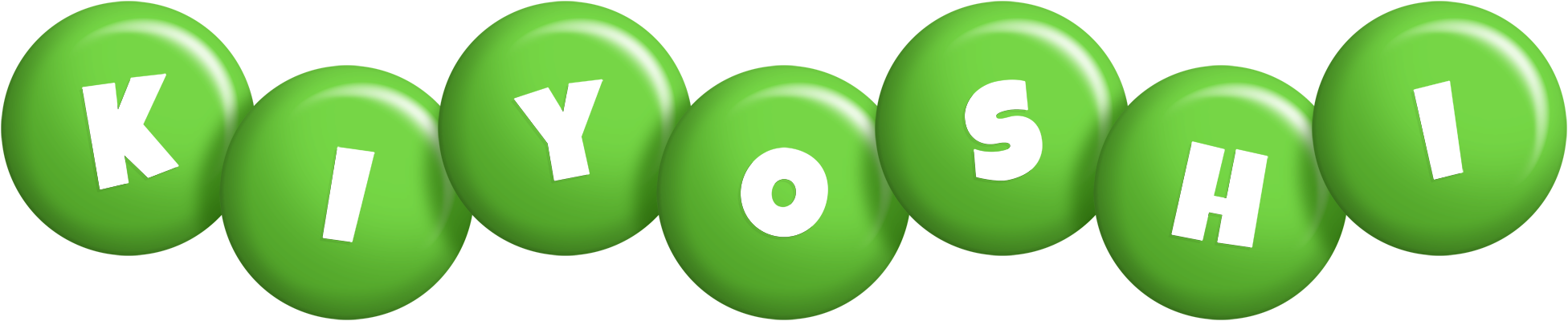 Kiyoshi candy-green logo