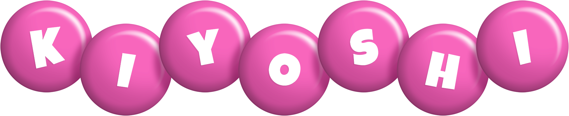 Kiyoshi candy-pink logo
