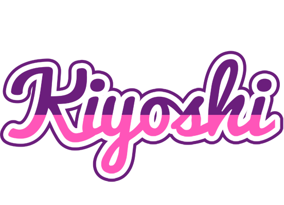 Kiyoshi cheerful logo