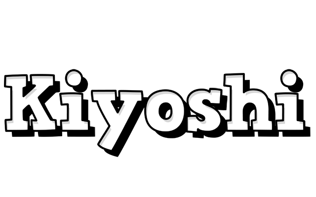 Kiyoshi snowing logo