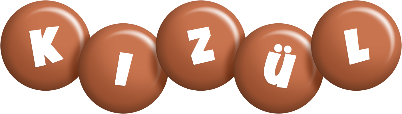 Kizül candy-brown logo